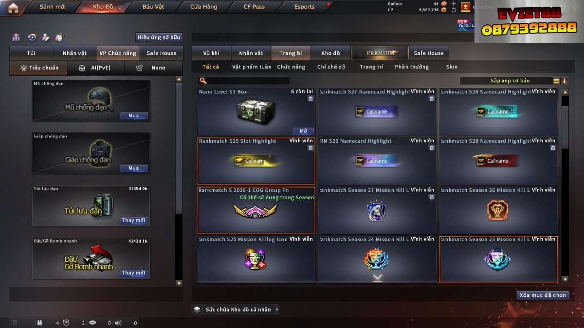 shop acc cf uy tin gia re